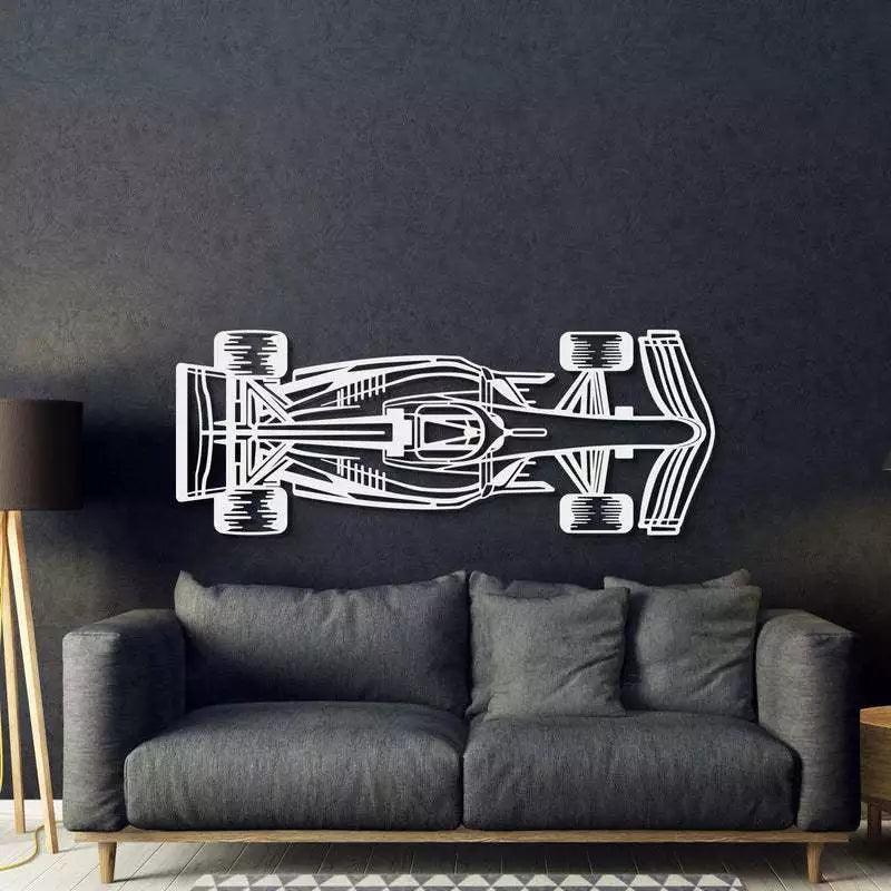Quadro Decorativo Formula 1 de Cima - Loja GTS Customs