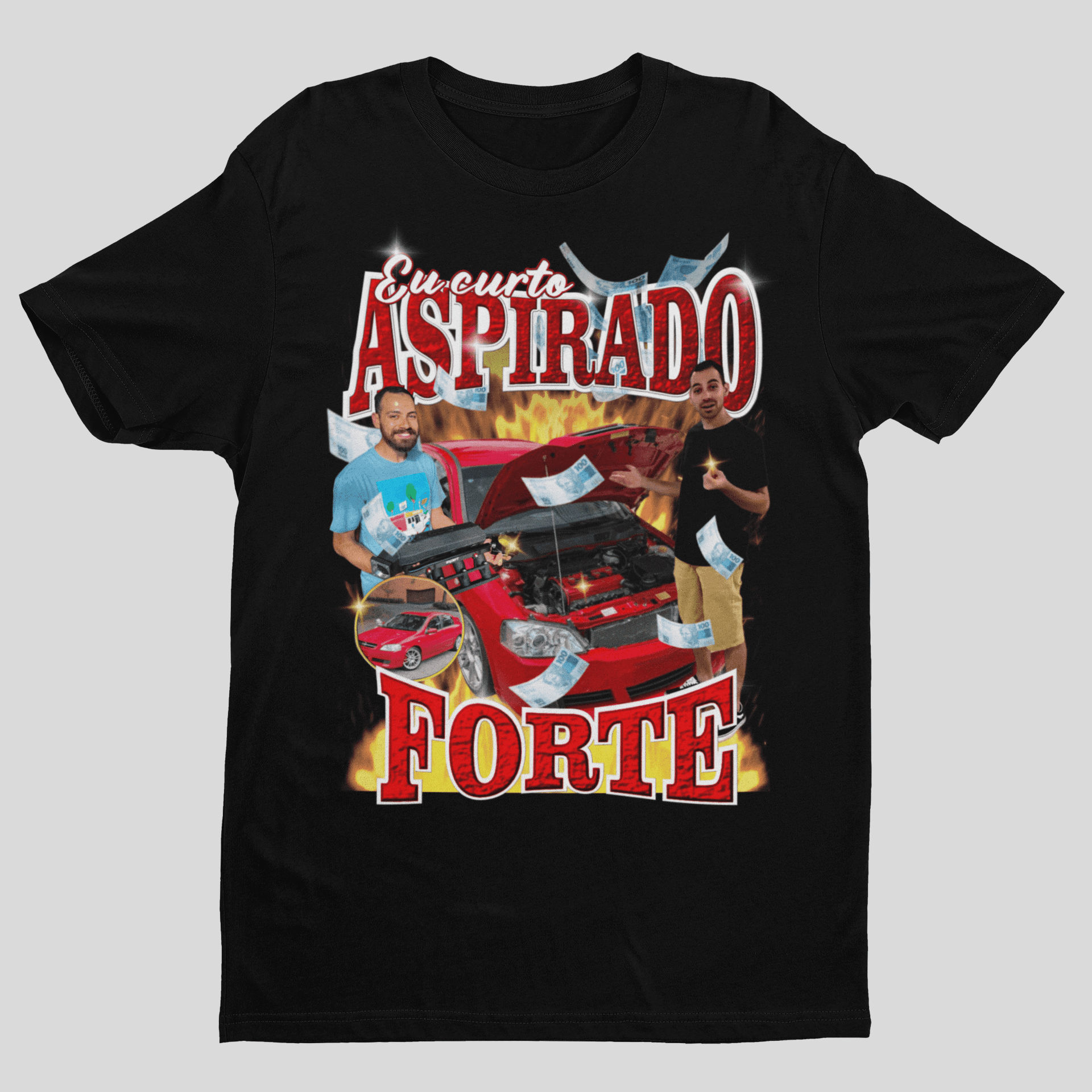 Camiseta Aspirado Forte (PetrolHead) - GTS54 - Loja GTS Customs