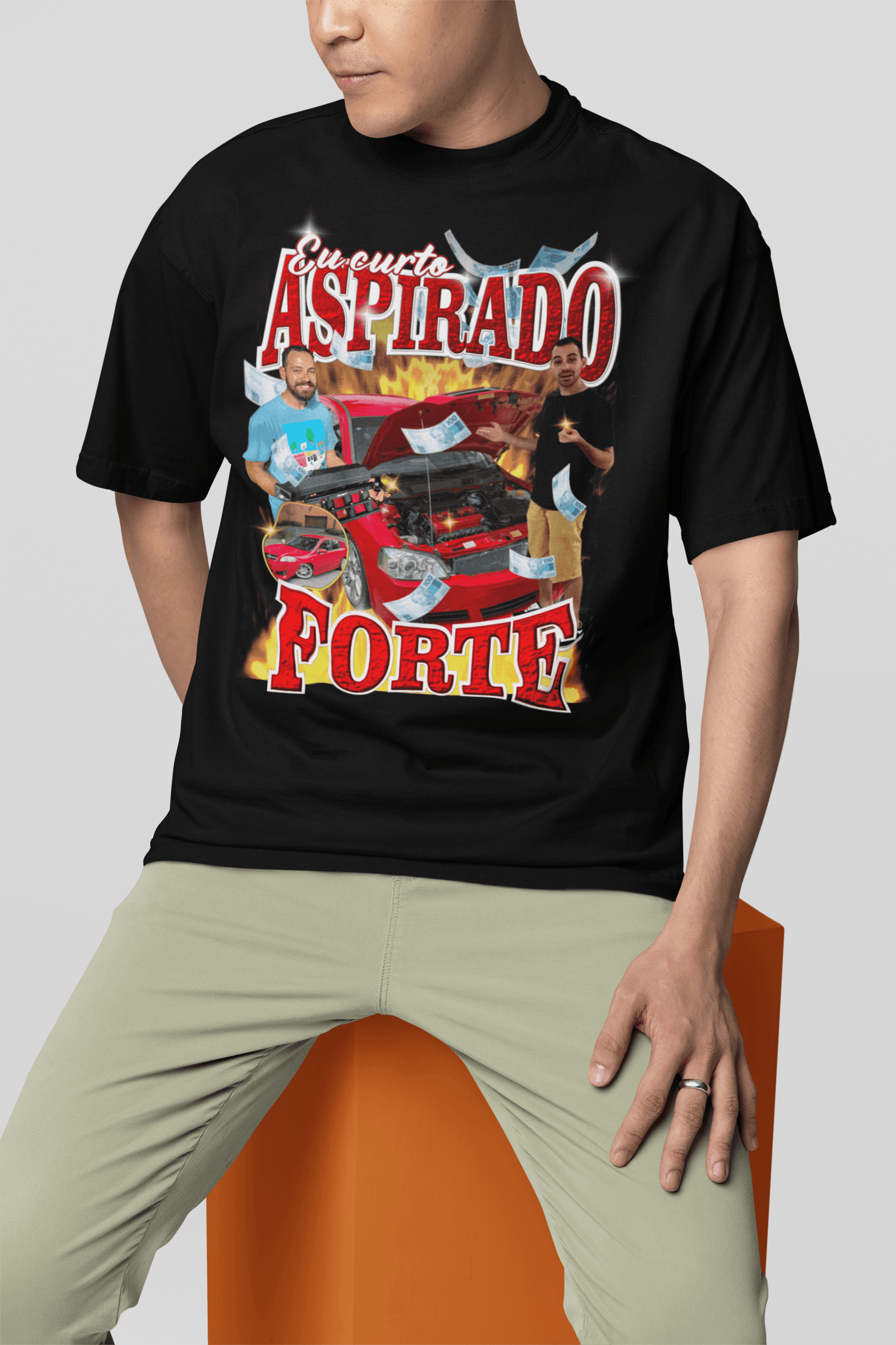 Camiseta Aspirado Forte (PetrolHead) - GTS54 - Loja GTS Customs