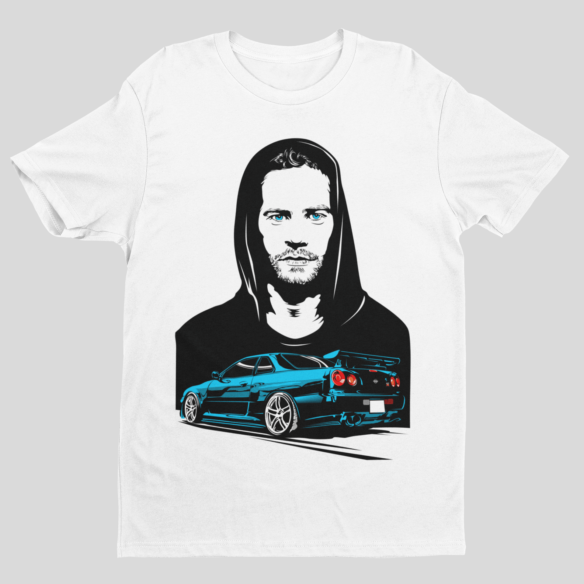 Camiseta "Brian" Paul Walker Skyline - GTS45 - Loja GTS Customs
