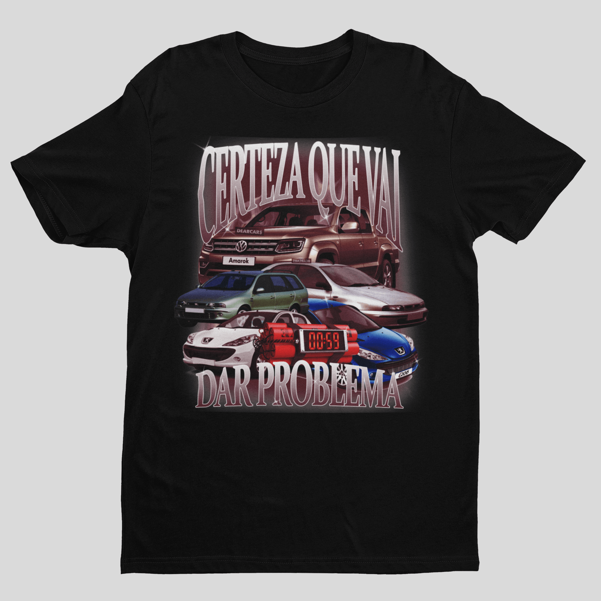 Camiseta "Certeza que vai dar problema" - GTS29 - Loja GTS Customs