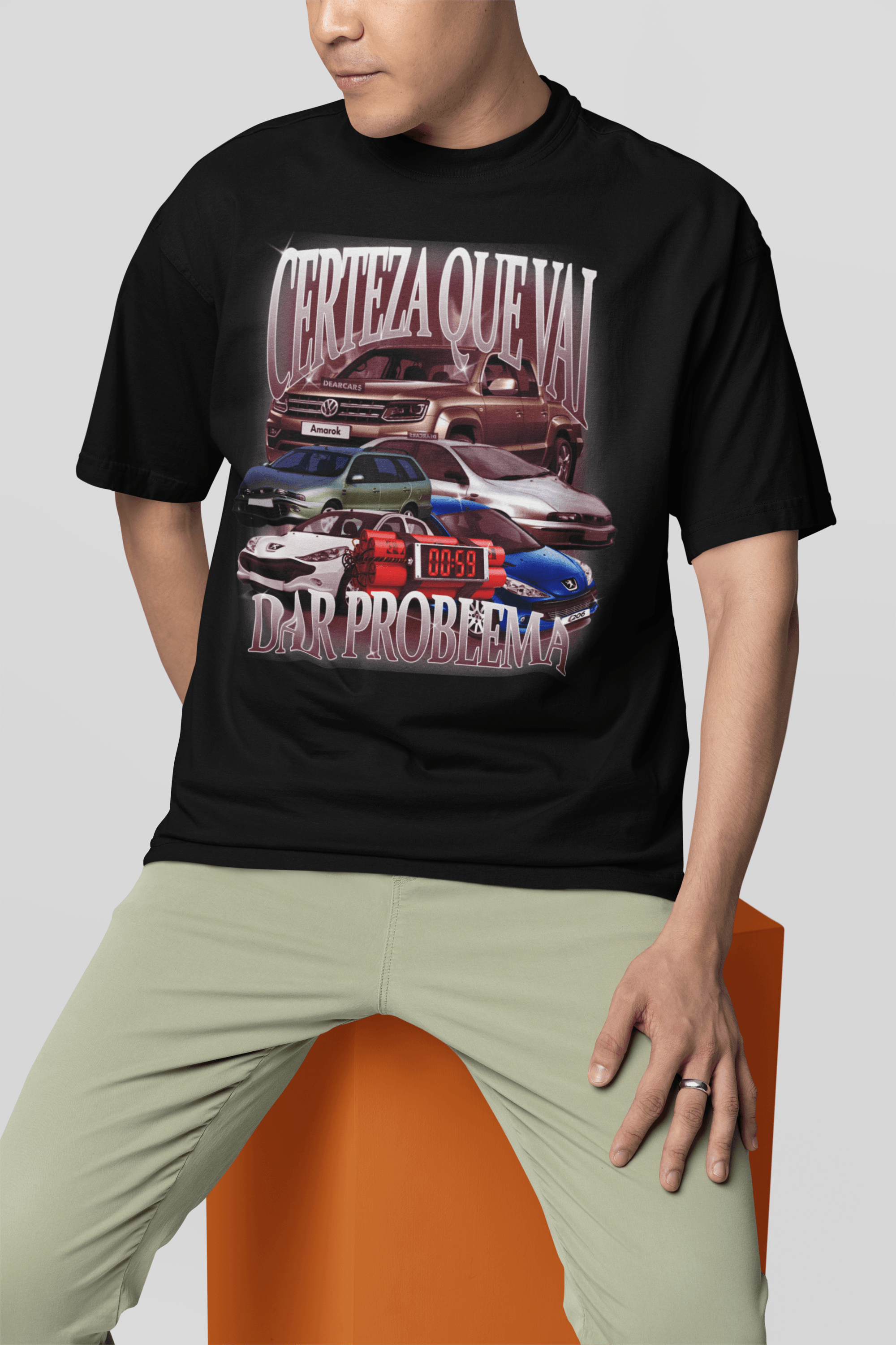 Camiseta "Certeza que vai dar problema" - GTS29 - Loja GTS Customs