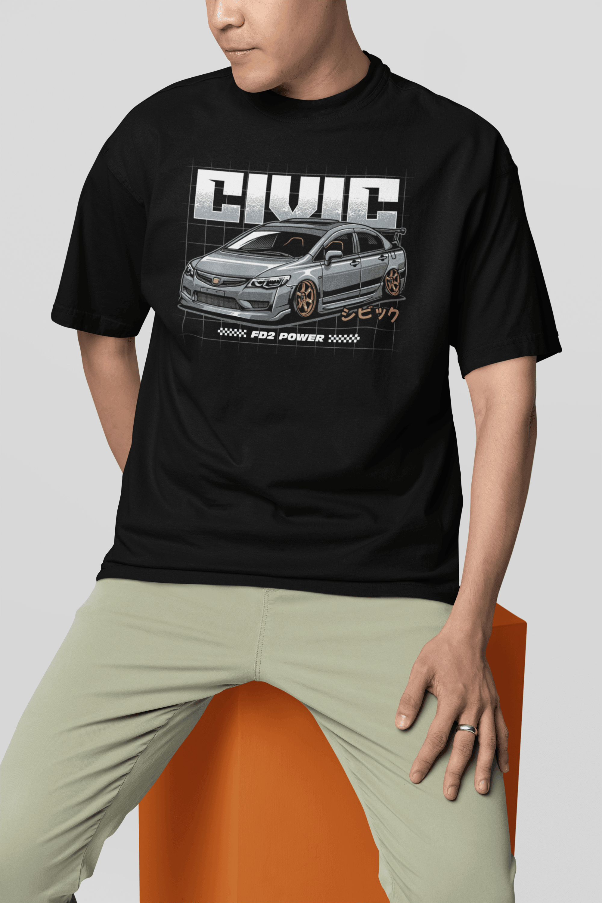 Camiseta Honda Civic FD2 Power - GTS19 - Loja GTS Customs