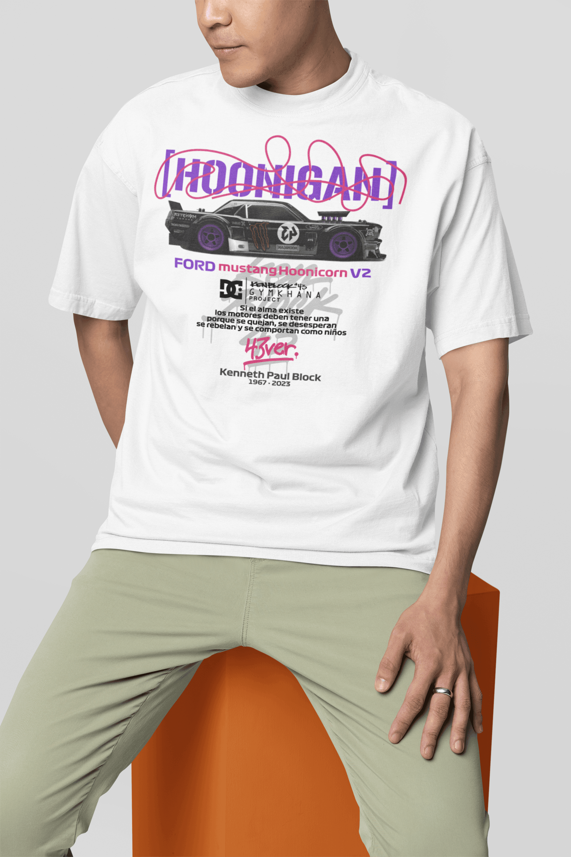 Camiseta Ken Block Ford Mustang Hoonicorn RTR V2 GTS09