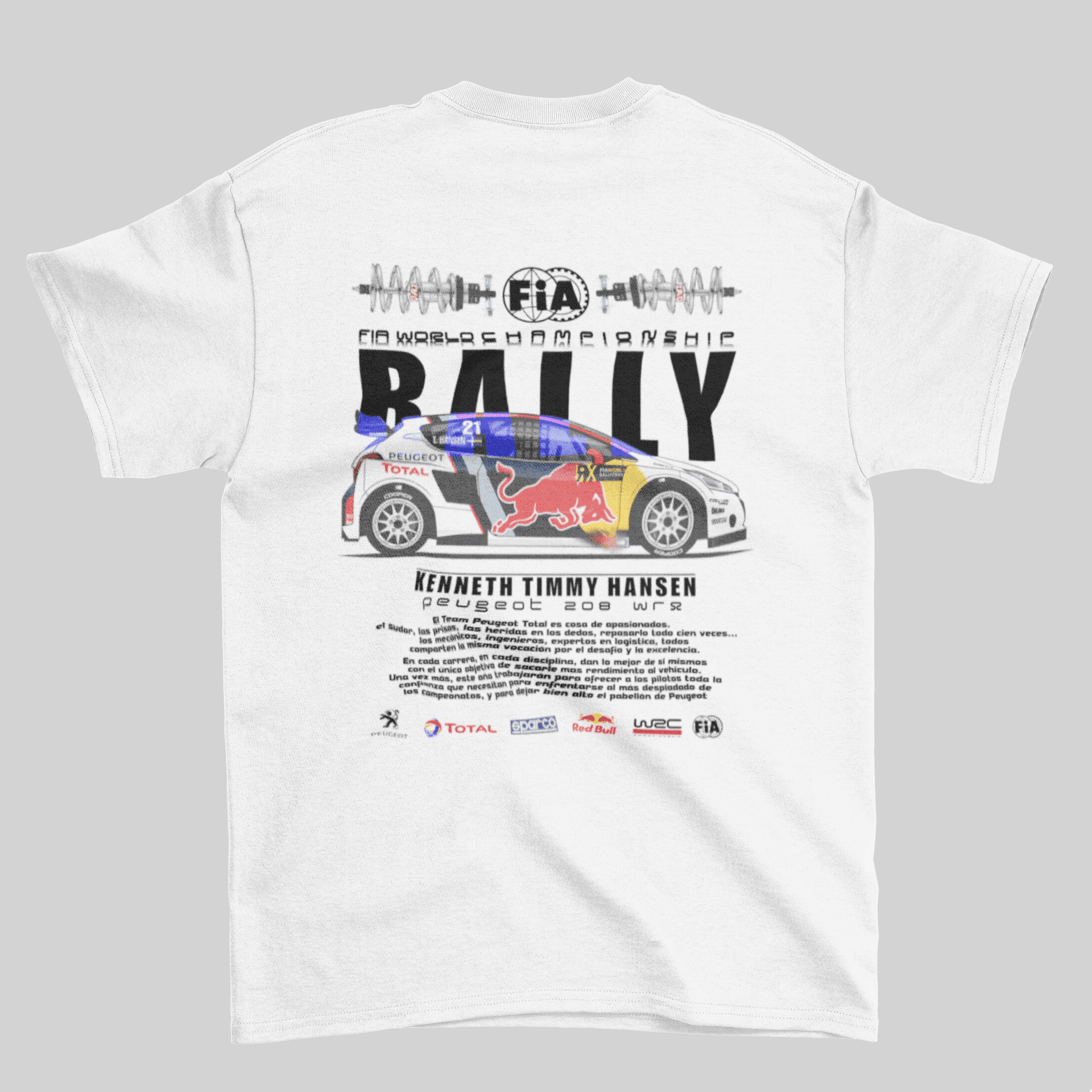 Camiseta Kenneth Madsen Peugeot 208 WRC - GTS02 - Loja GTS Customs