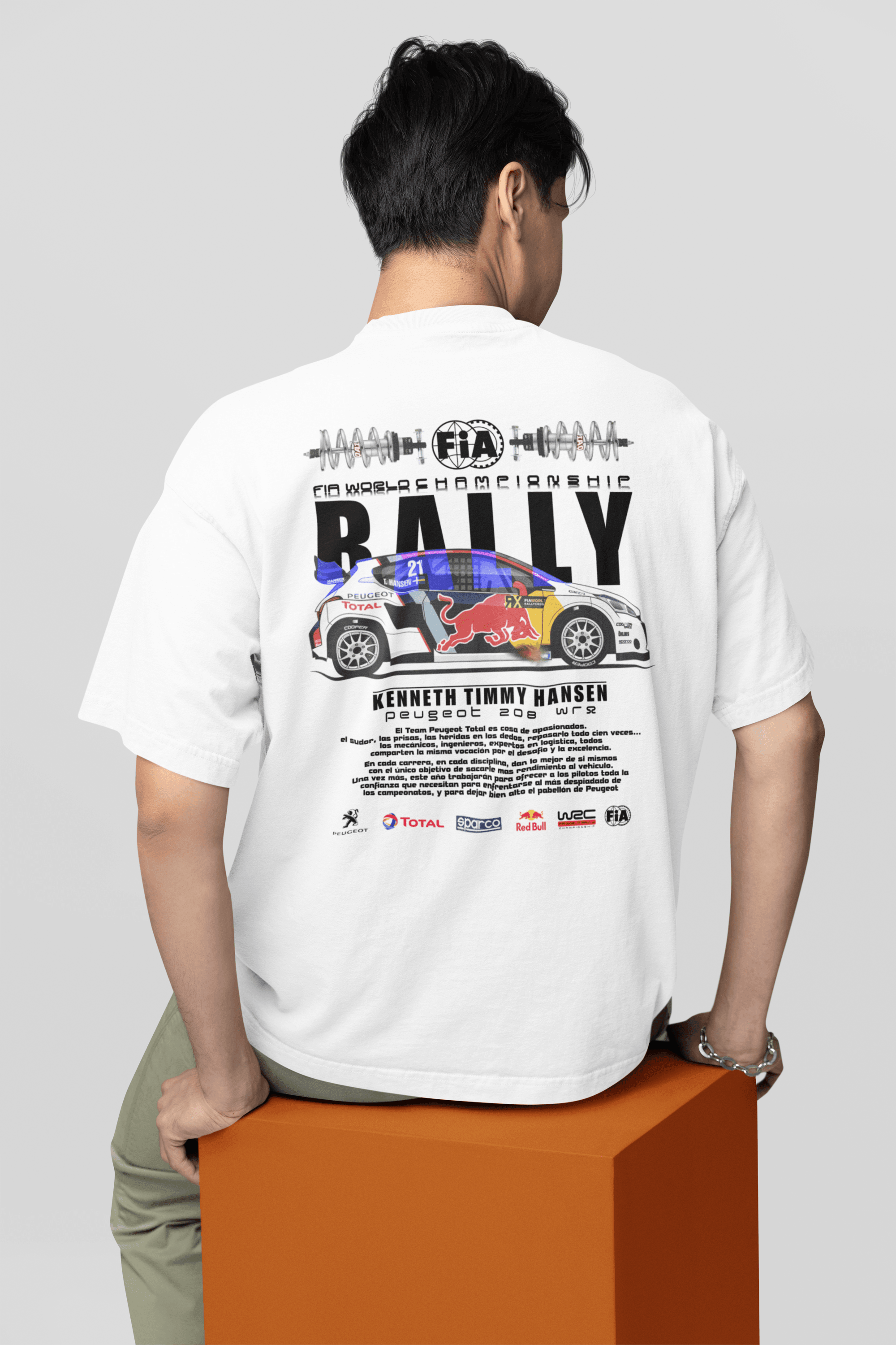Camiseta Kenneth Madsen Peugeot 208 WRC - GTS02 - Loja GTS Customs