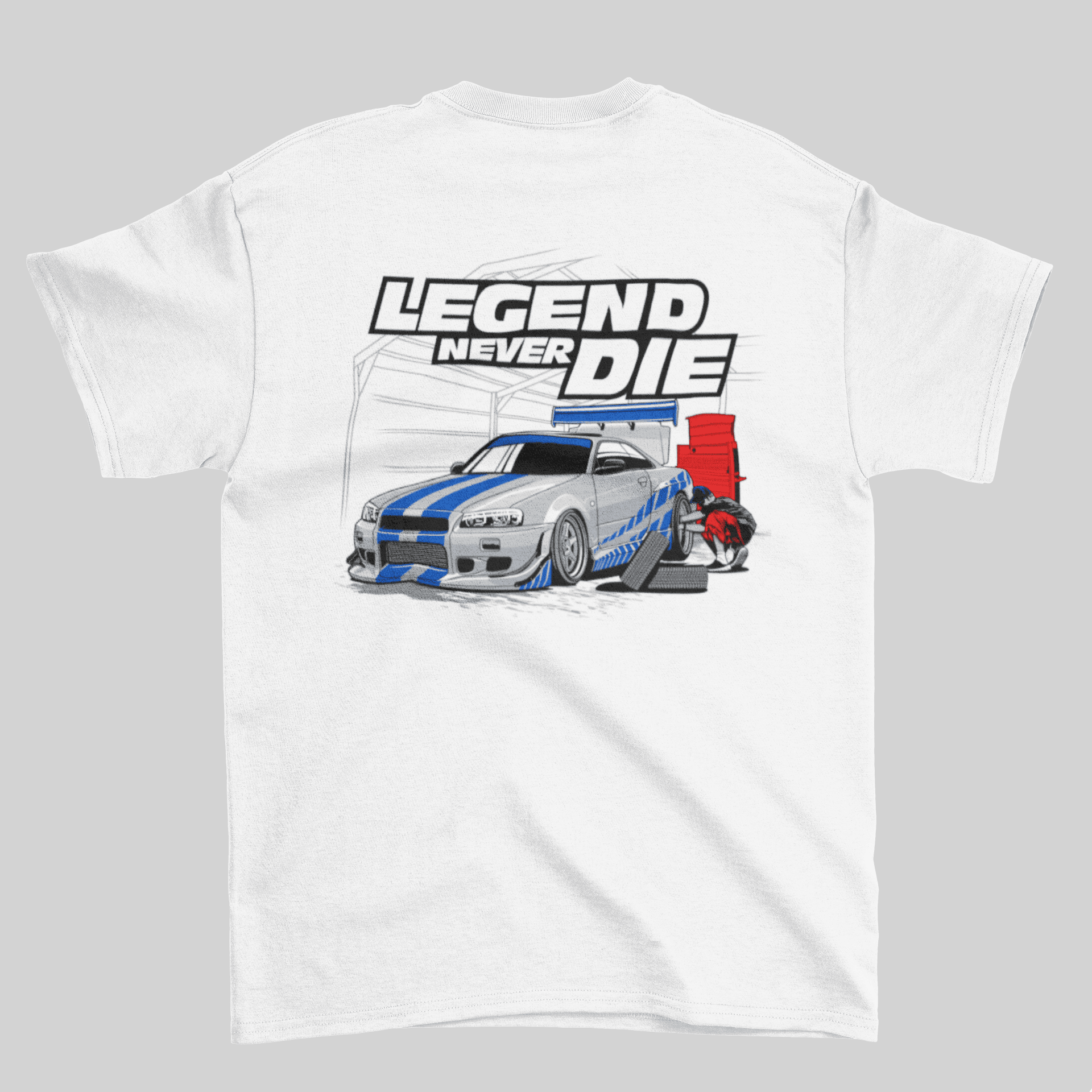 Camiseta Legend Never Die Paul Walker - GTS15 - Loja GTS Customs