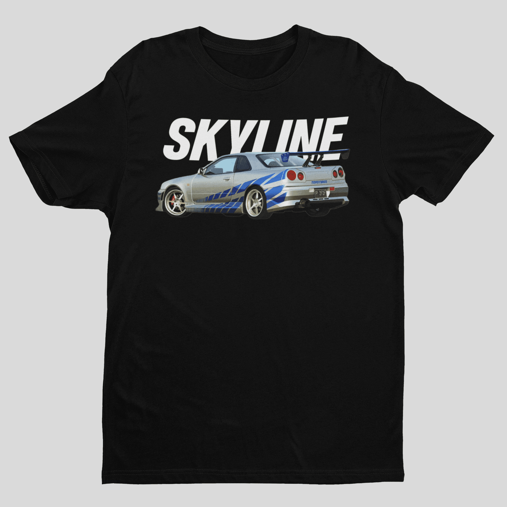 Camiseta Nissan Skyline GT-R R34 do Brian - GTS3B - Loja GTS Customs