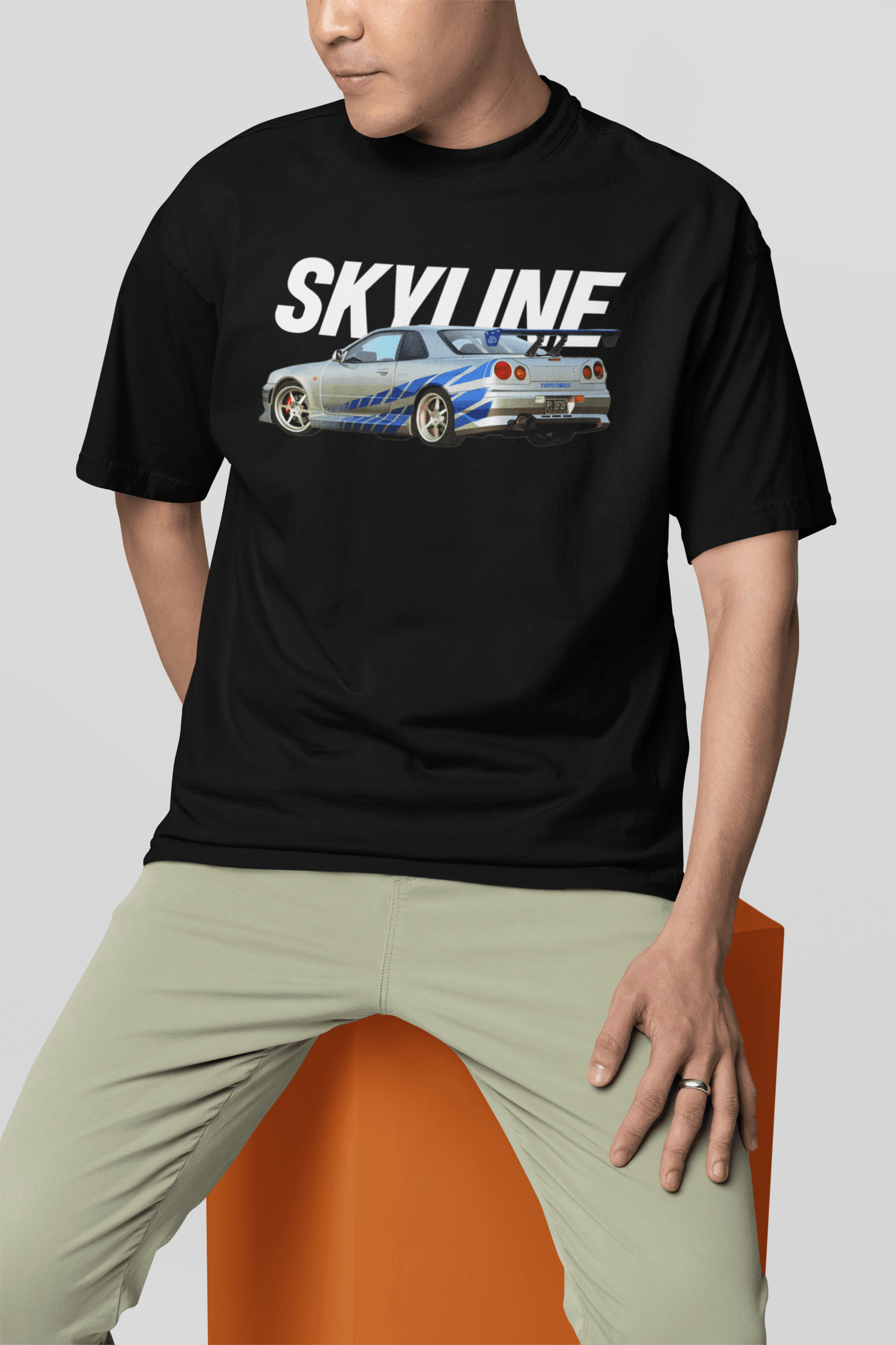 Camiseta Nissan Skyline GT-R R34 do Brian - GTS3B - Loja GTS Customs