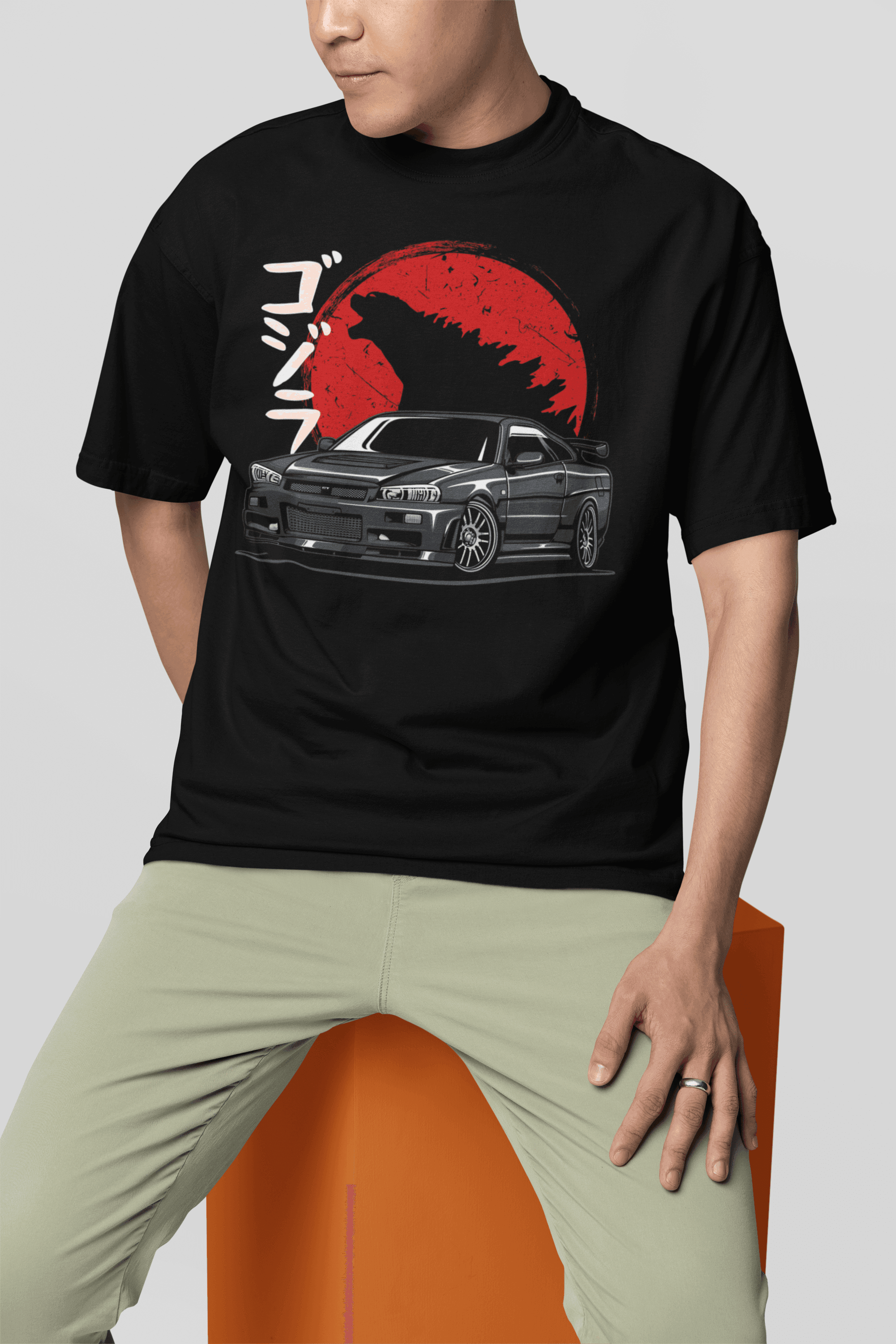 Camiseta Nissan Skyline GTR R34 Godzilla - GTS38 - Loja GTS Customs