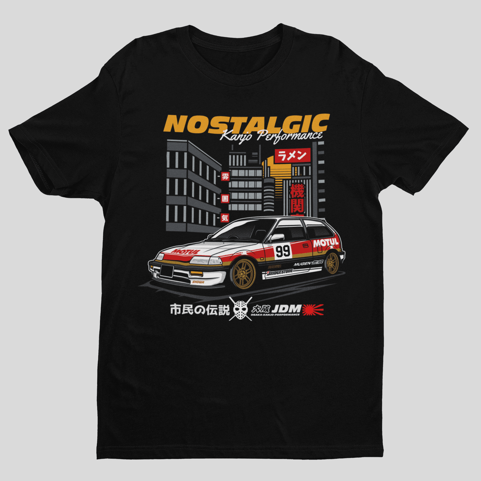 Camiseta Nostalgic Kanjo Performance - GTS37 - Loja GTS Customs