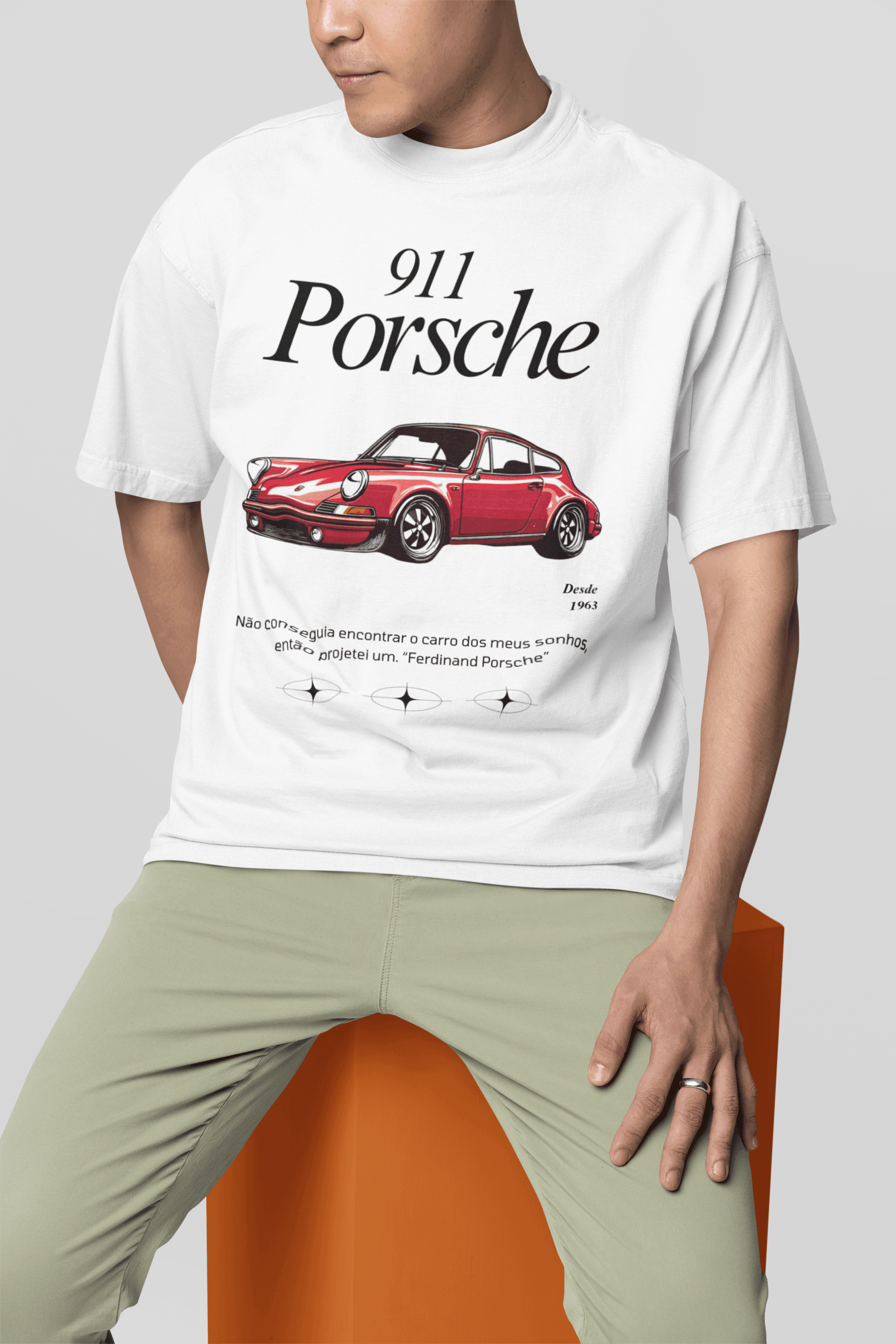 Camiseta Vintage Porsche 911 - GTS41 - Loja GTS Customs