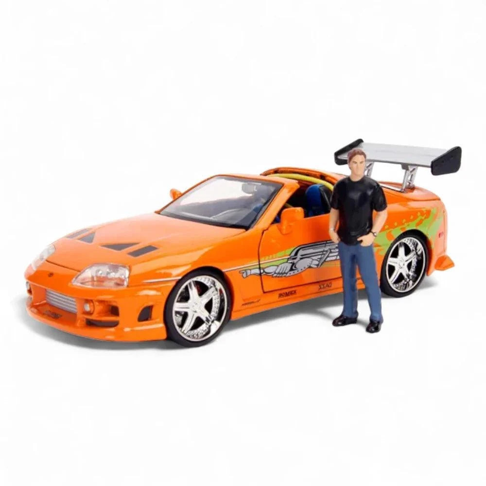 Toyota Supra 1995 & Brian | Velozes e Furiosos Edition | Escala 1:24 - Loja GTS Customs