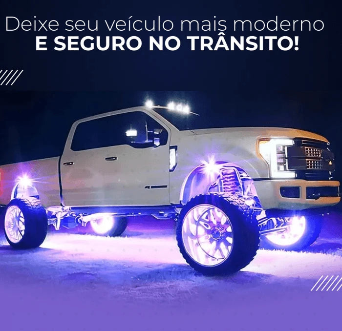 Mini Luz LED Automotiva com Controle Remoto - GTS Customs - Loja GTS Customs