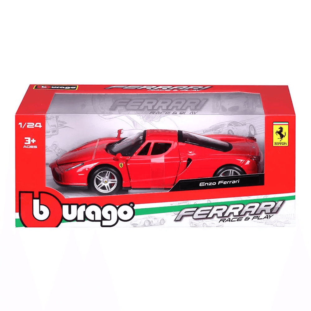 Miniatura Ferrari Enzo 1:24 Vermelha 2003 - Loja GTS Customs