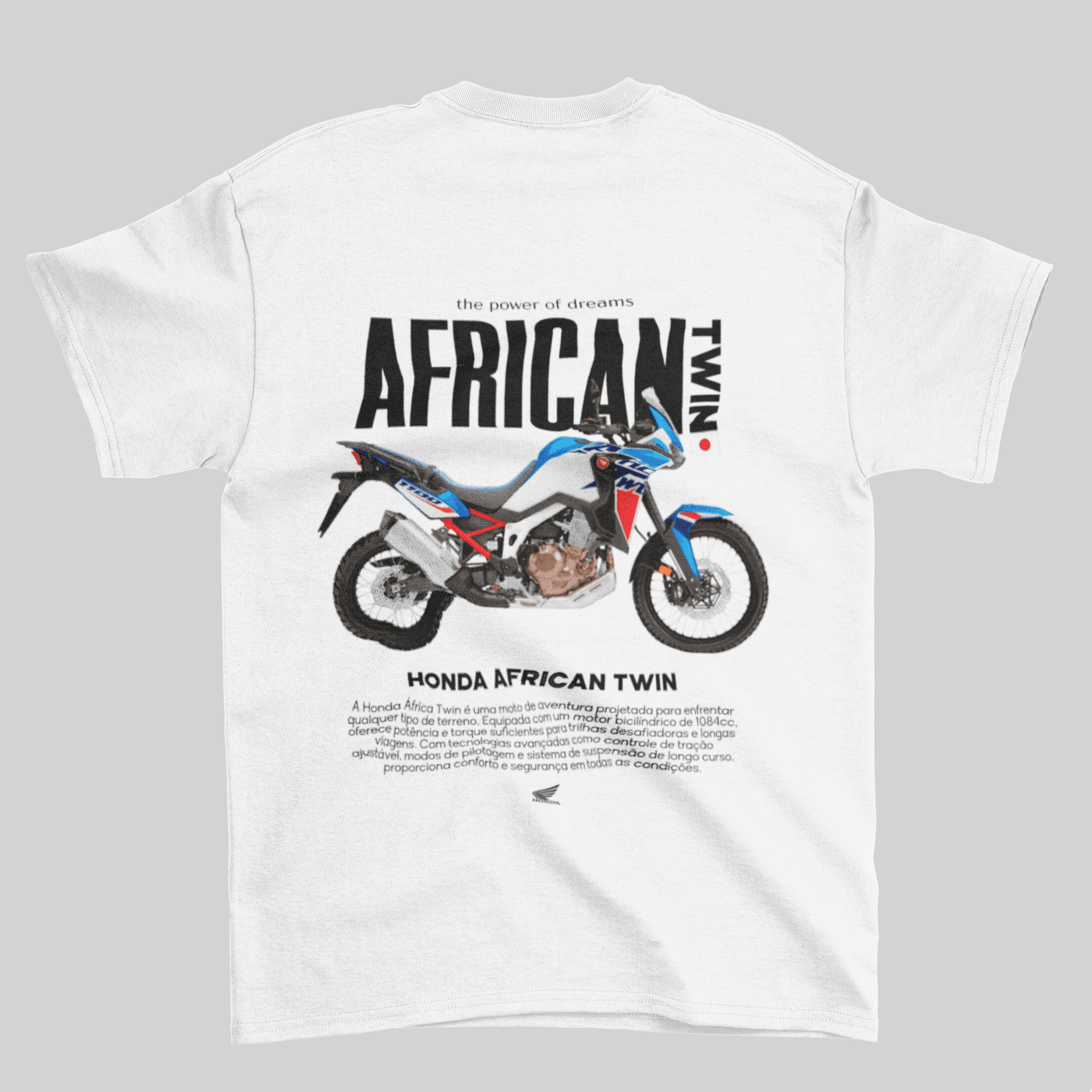 Camiseta Honda CRF 1100L Africa Twin - GTS88 - Loja GTS Customs