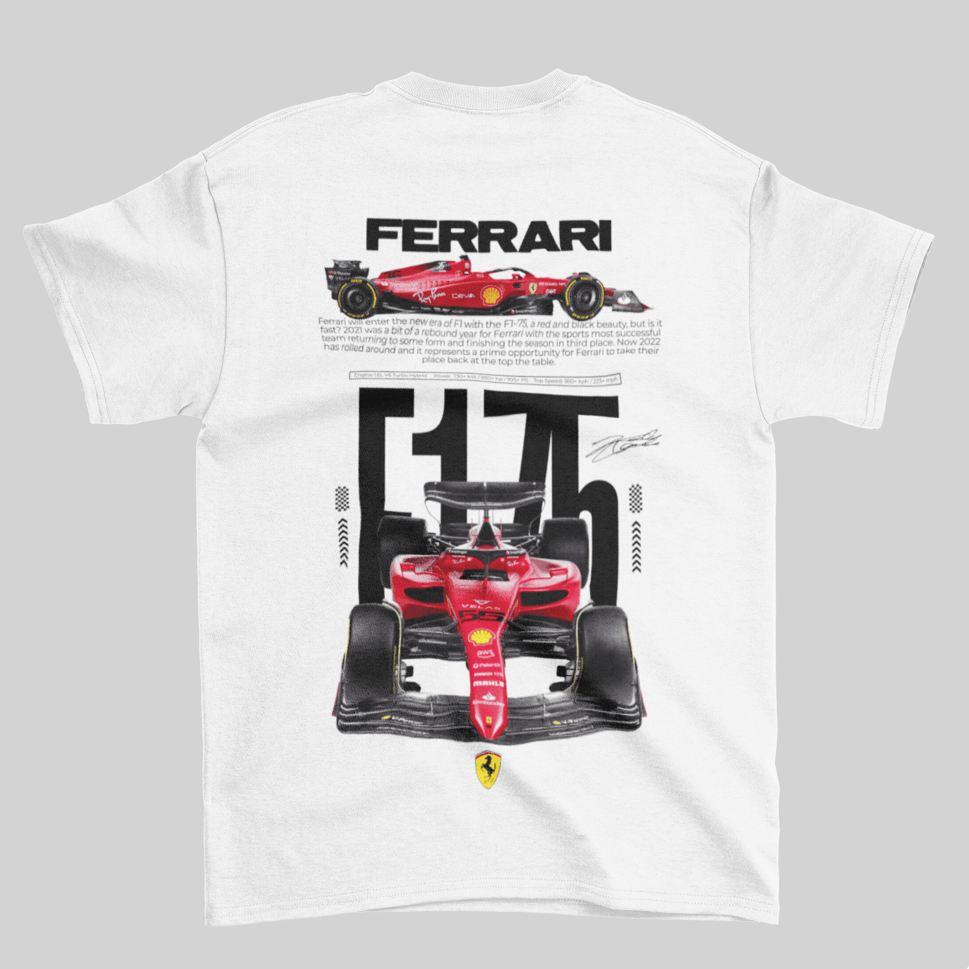 Camiseta Formula 1 Ferrari - GTS96 - Loja GTS Customs