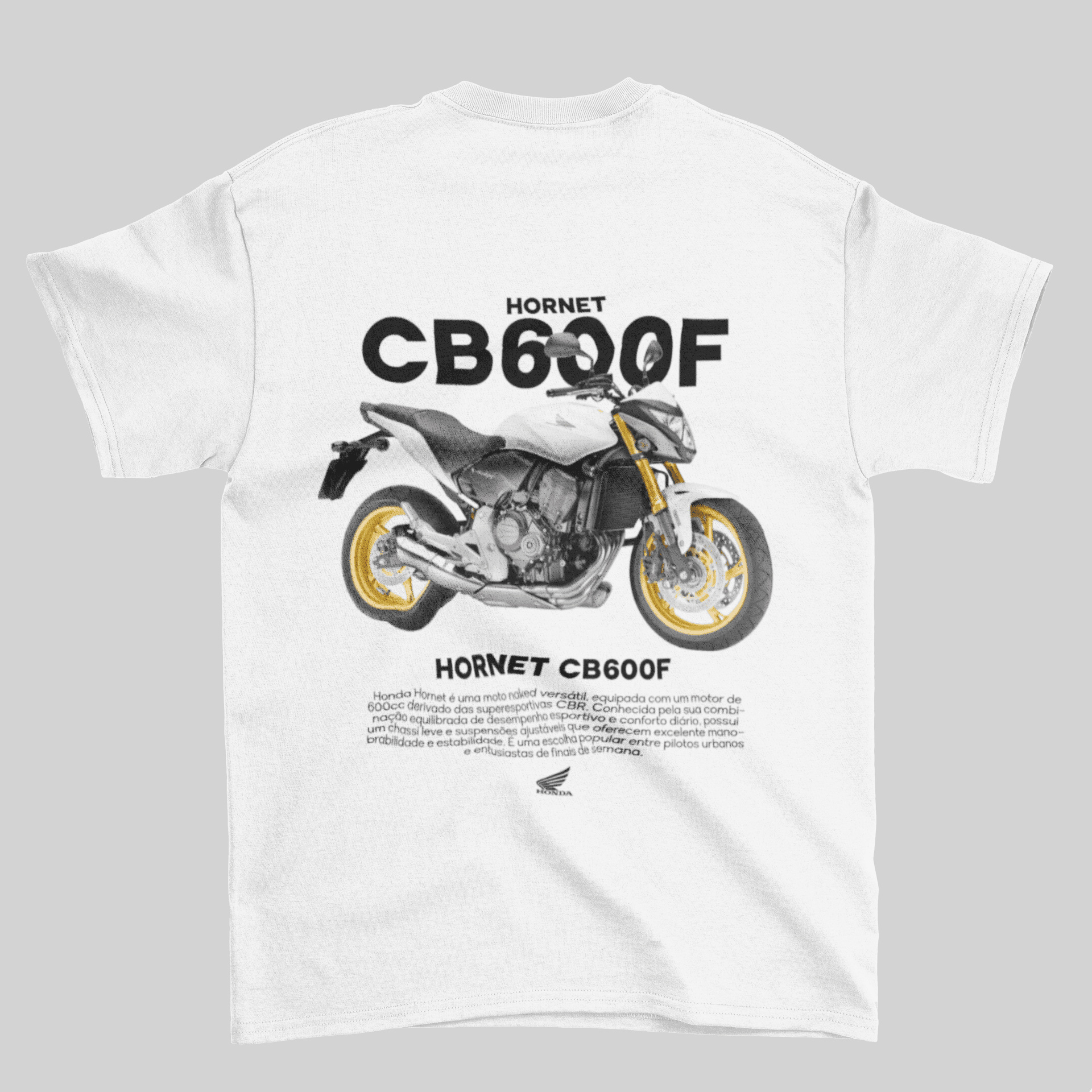 Camiseta Honda Hornet CB600F - GTS90 - Loja GTS Customs