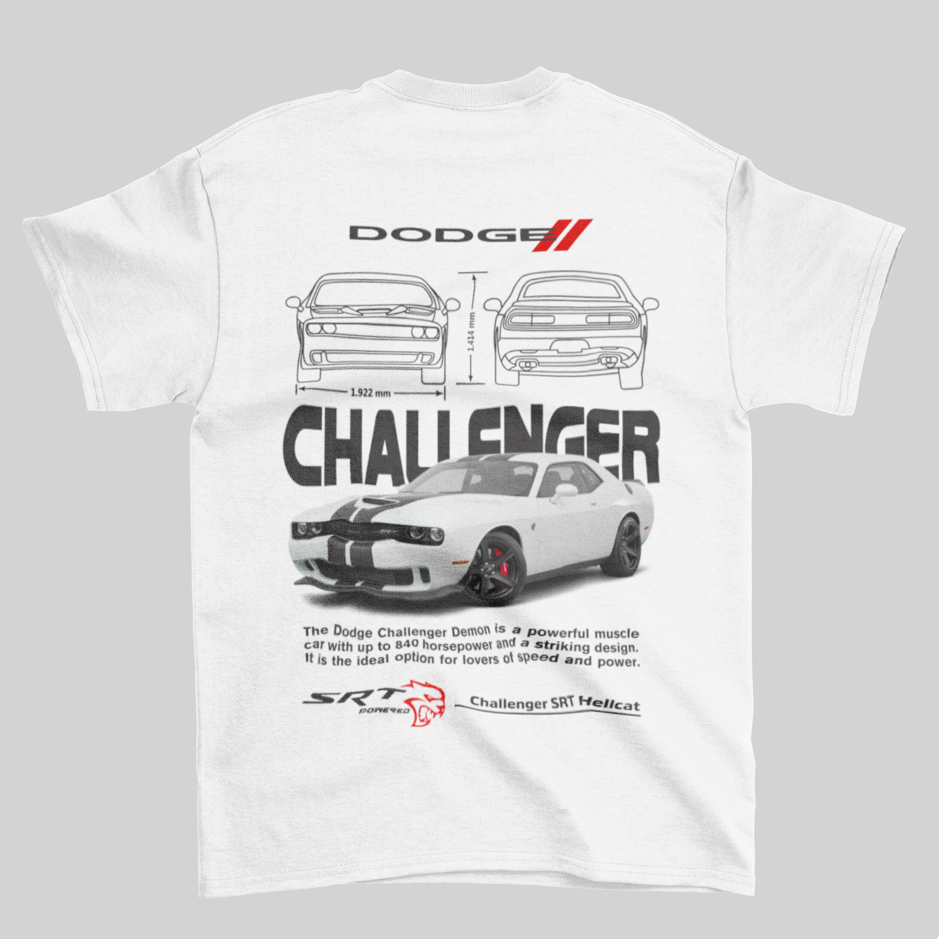 Camiseta Dodge Challenger SRT - GTS94