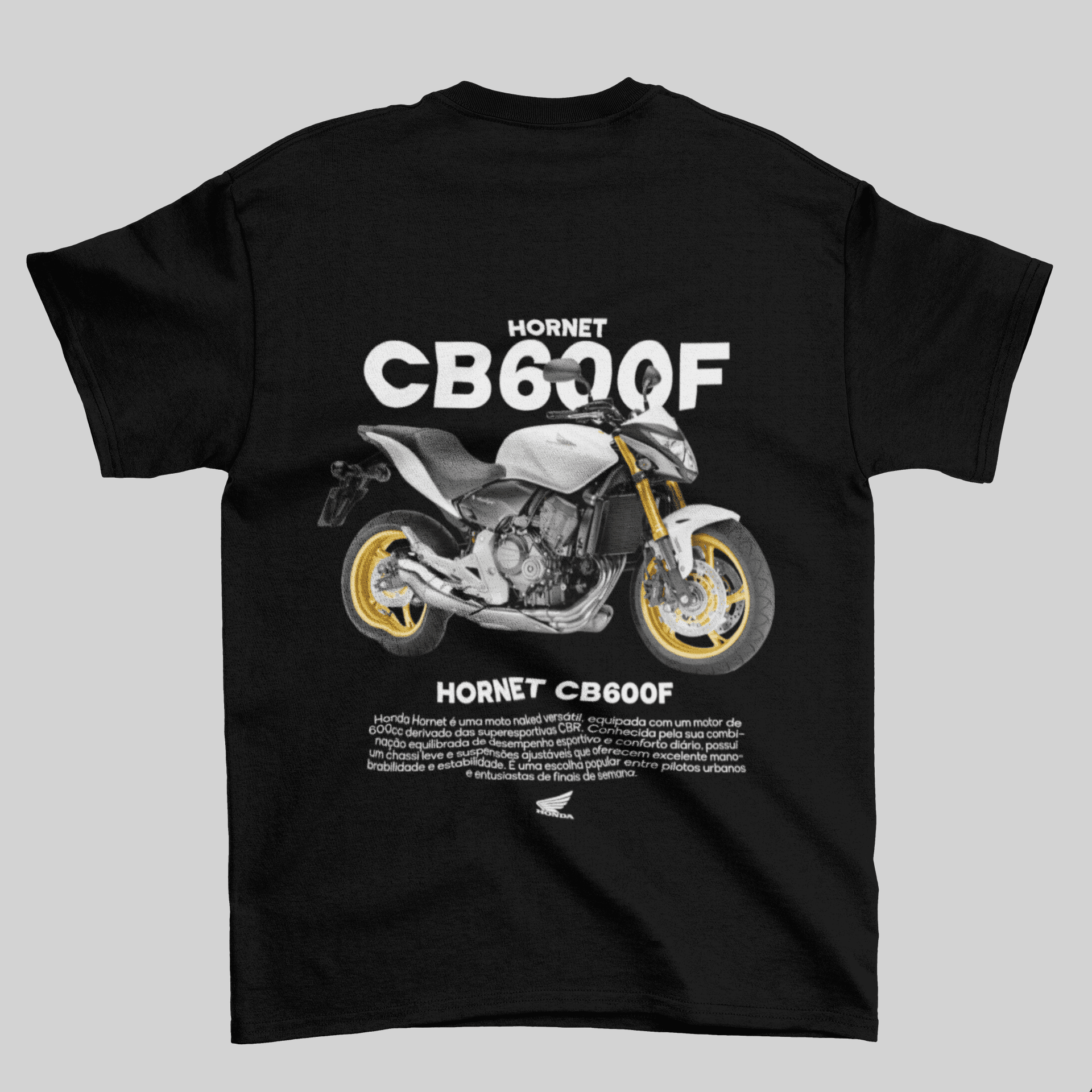 Camiseta Honda Hornet CB600F - GTS90 - Loja GTS Customs