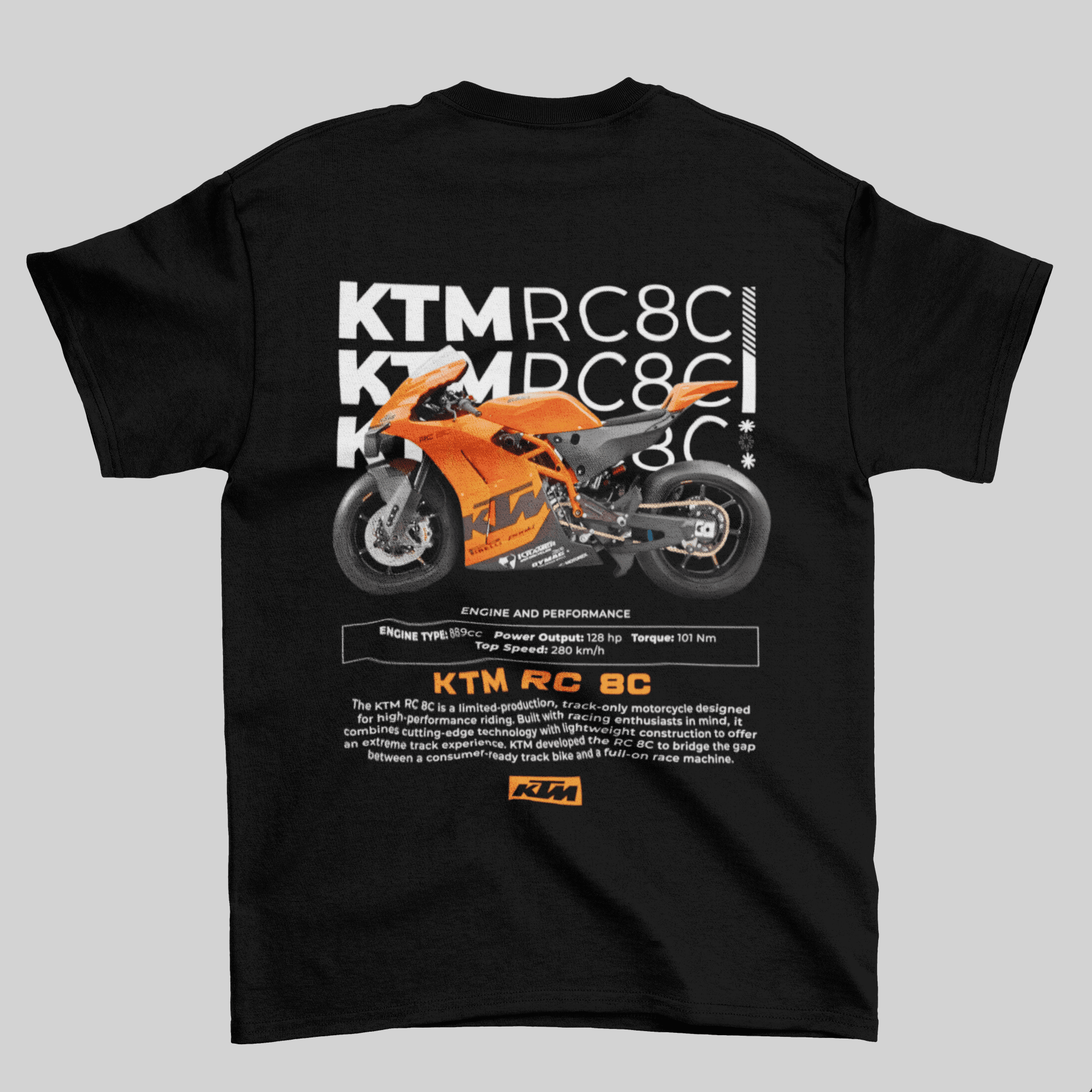 Camiseta KTM RC 8C - GTS91 - Loja GTS Customs