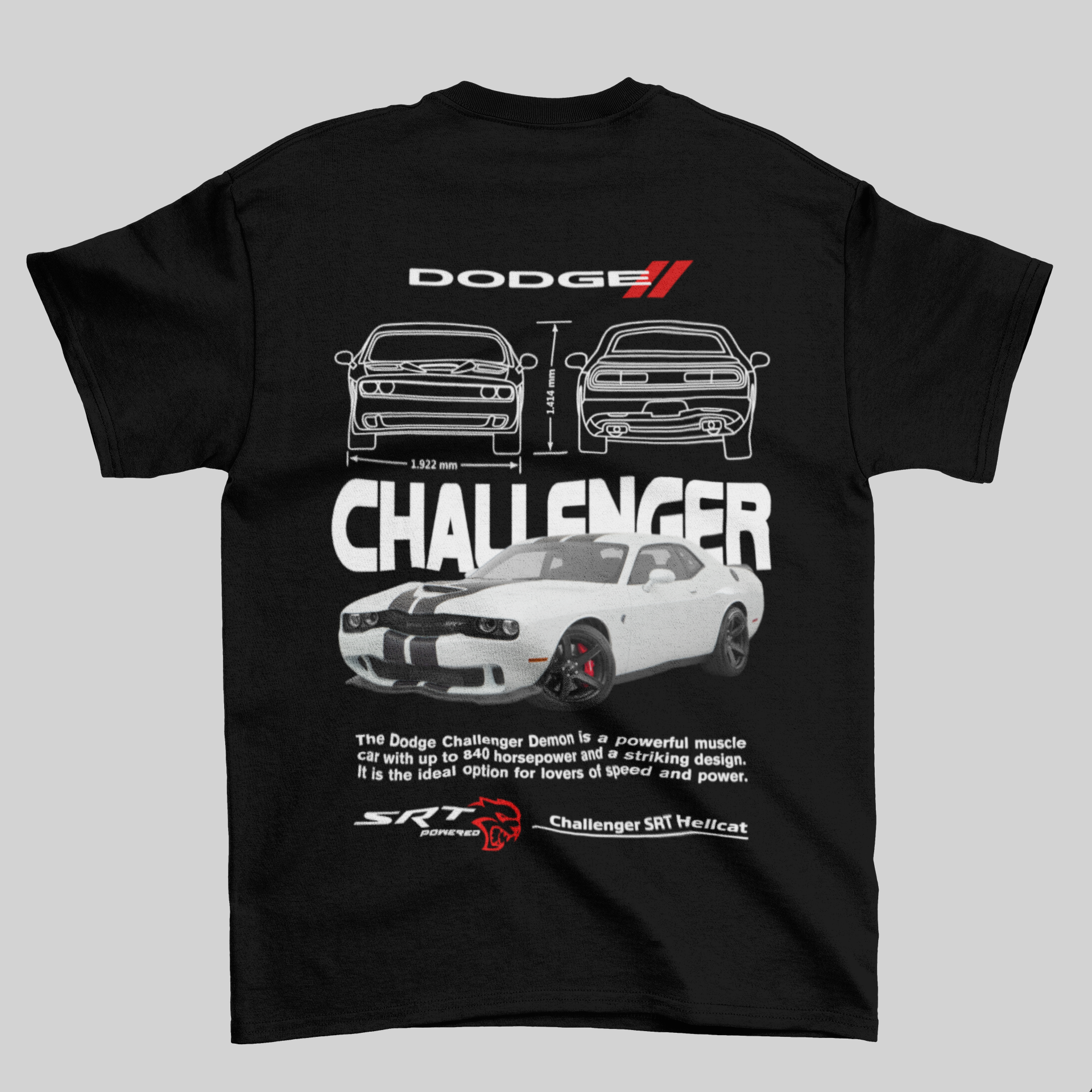 Camiseta Dodge Challenger SRT - GTS94