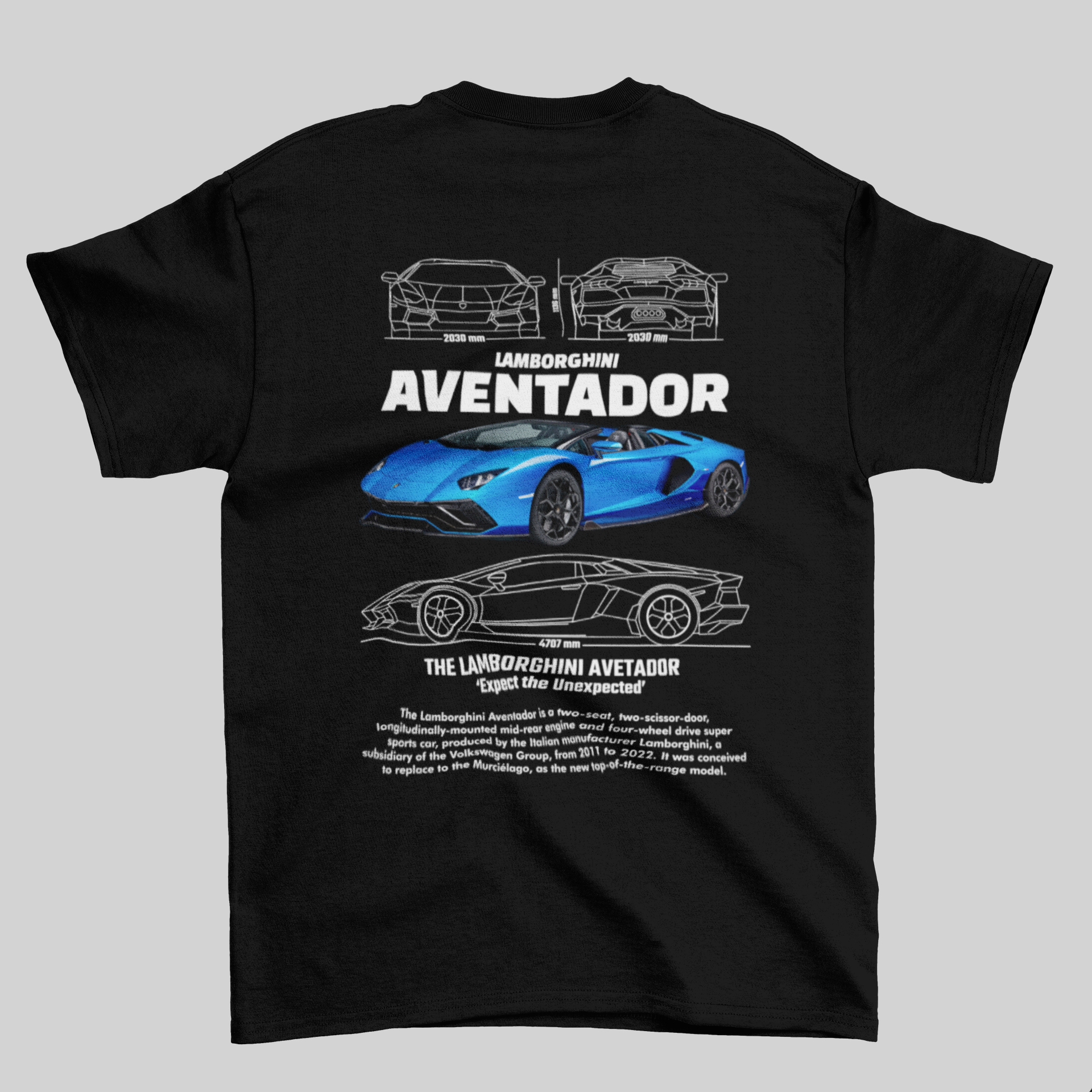 Camiseta Lamborghini Aventador - GTS101