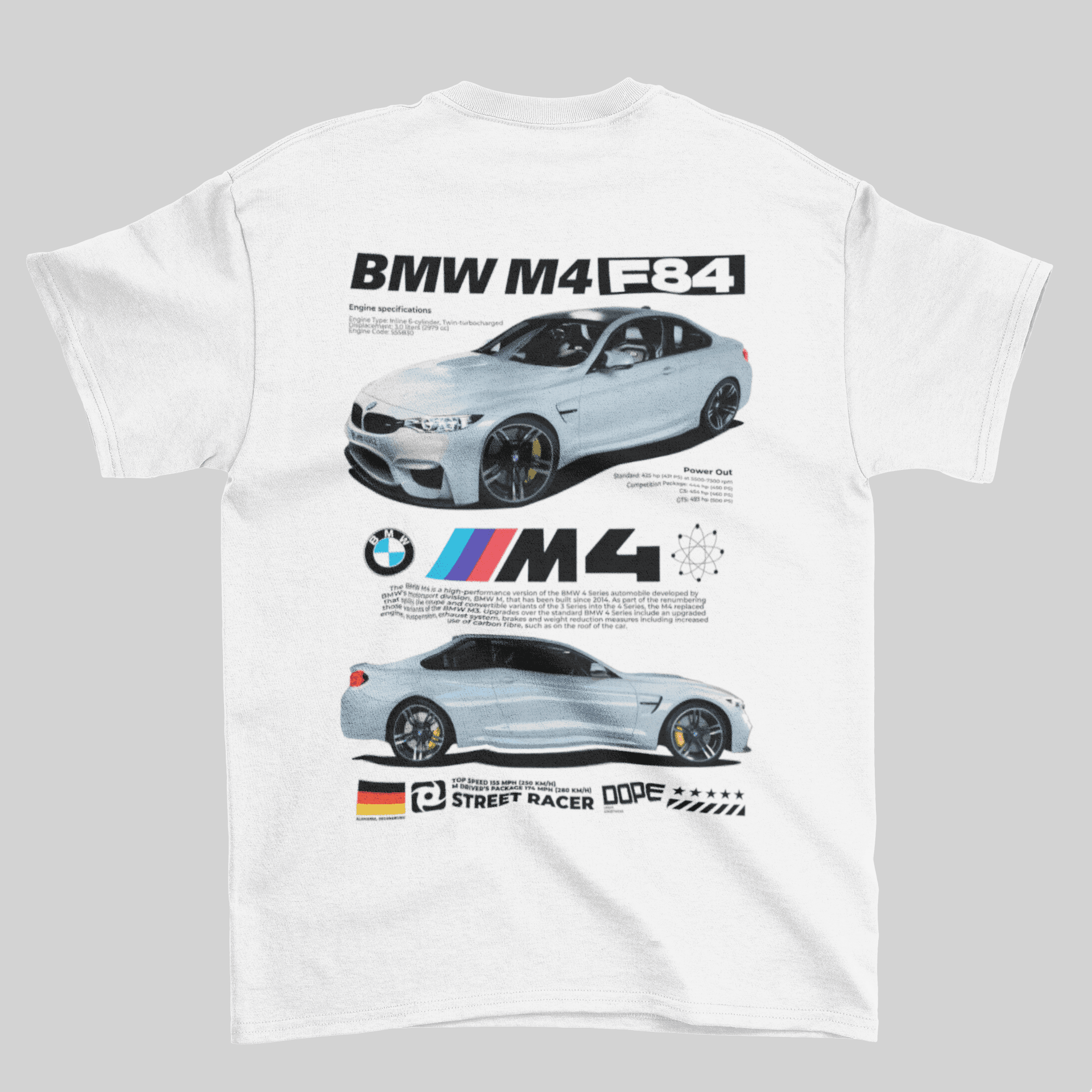 Camiseta BMW M4 - GTS98 - Loja GTS Customs
