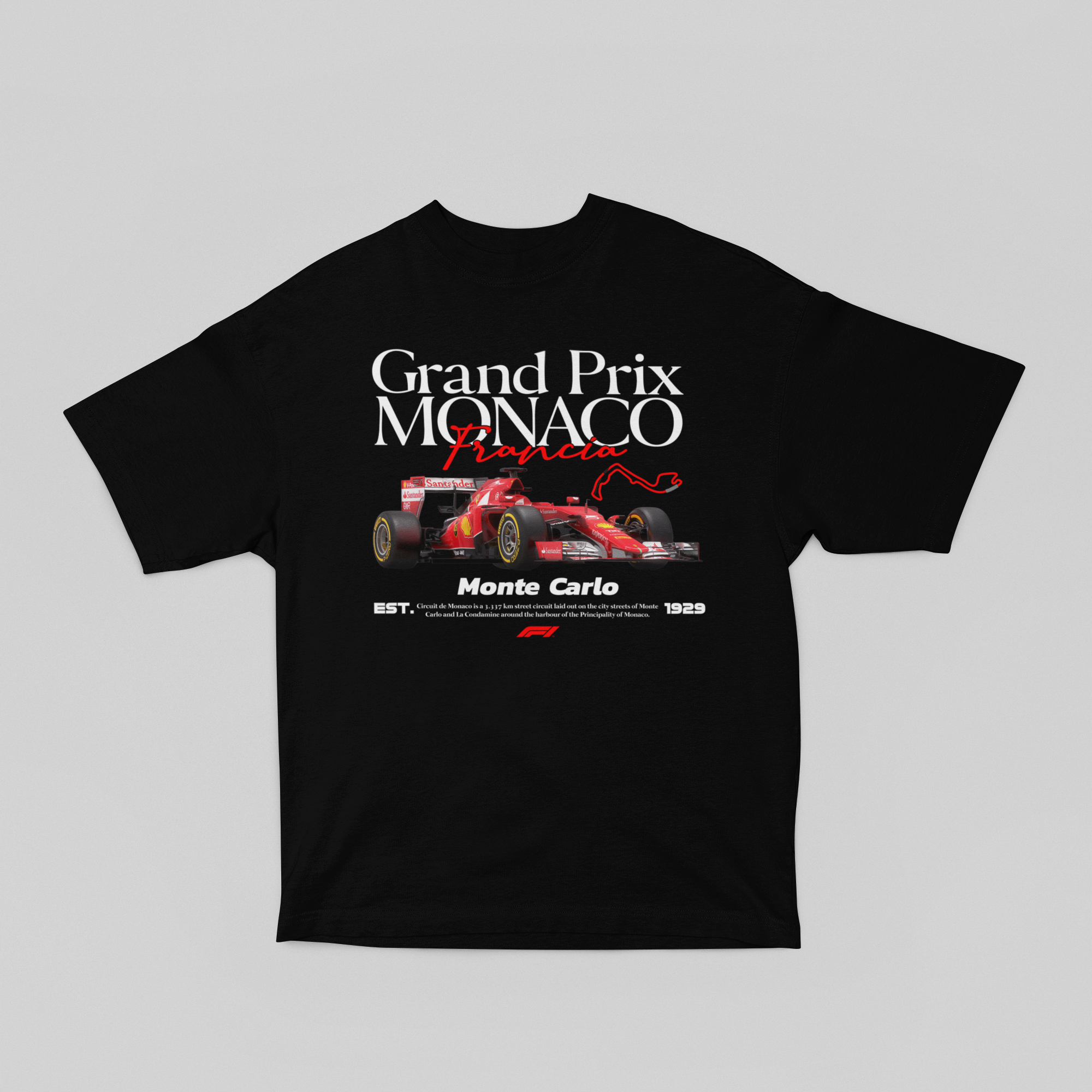 Camiseta Oversized Grand Prix Monte Carlo - GTSO58