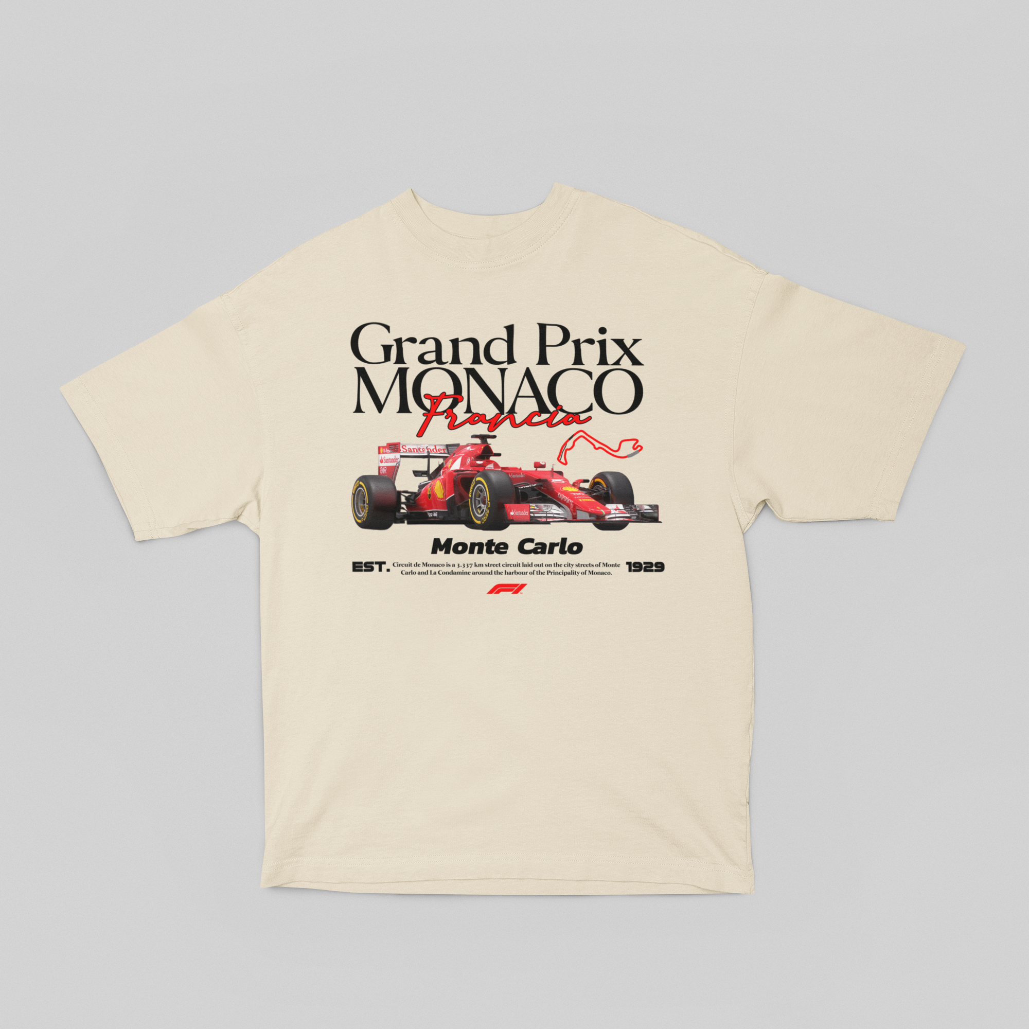 Camiseta Oversized Grand Prix Monte Carlo - GTSO58
