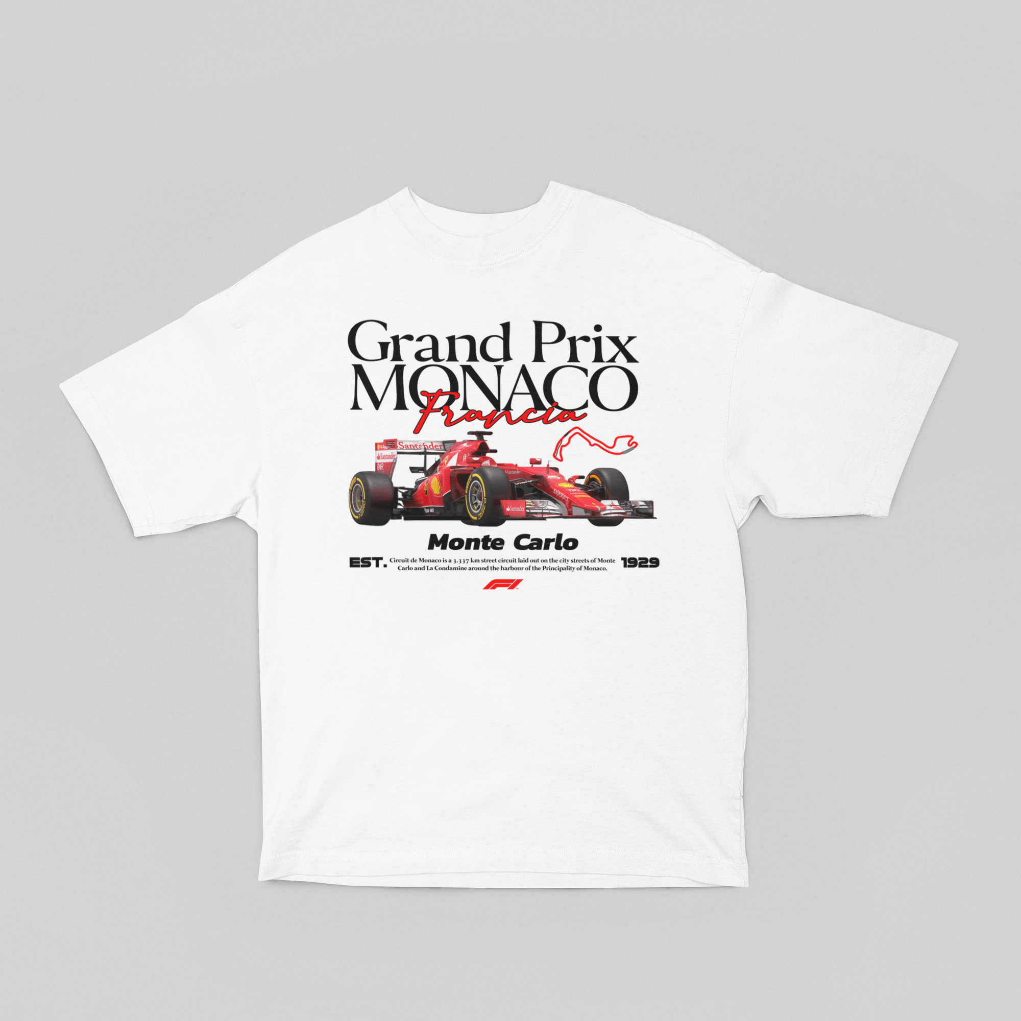 Camiseta Oversized Grand Prix Monte Carlo - GTSO58