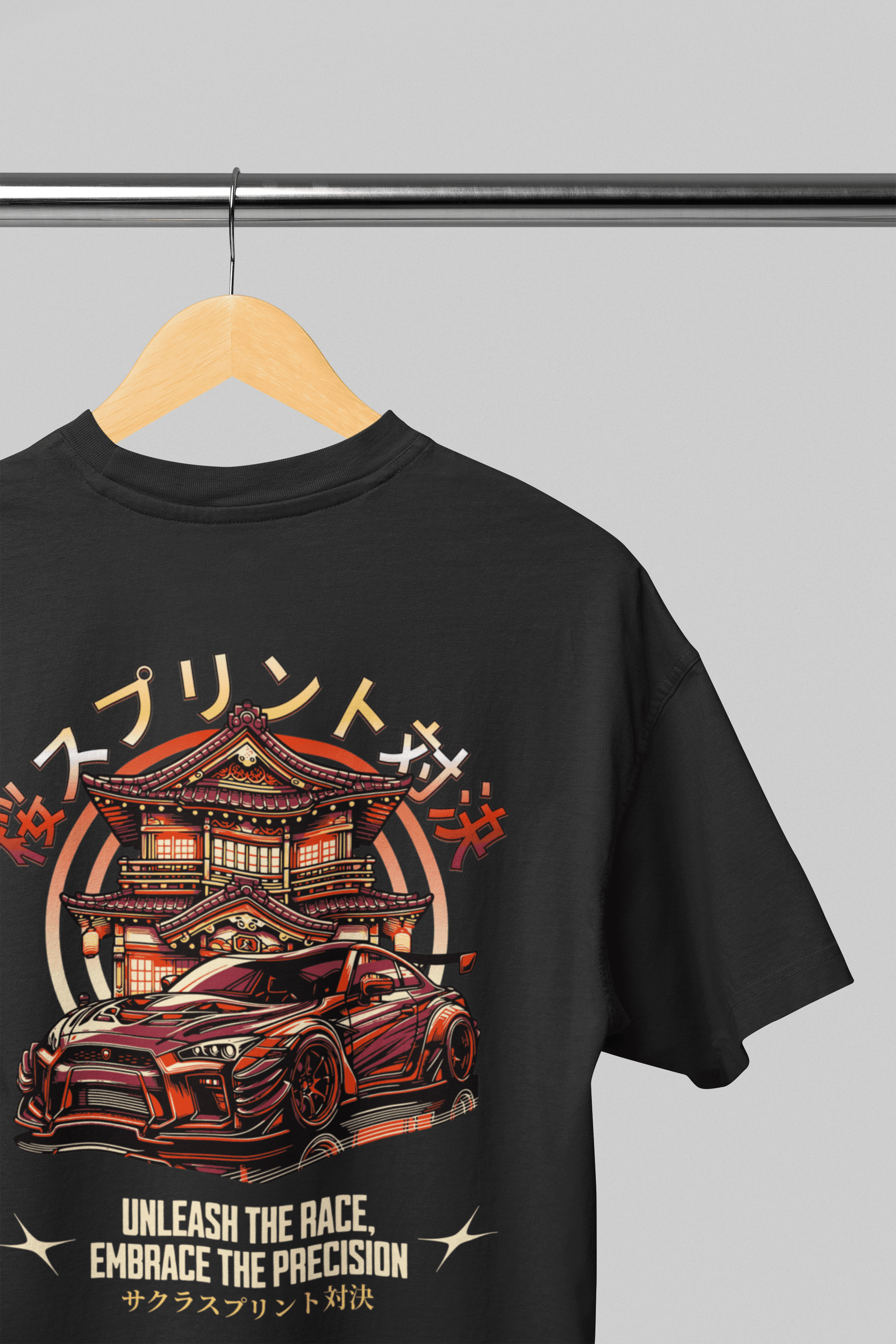 Camiseta Oversized Unleash The Race - GTSO16 - Loja GTS Customs