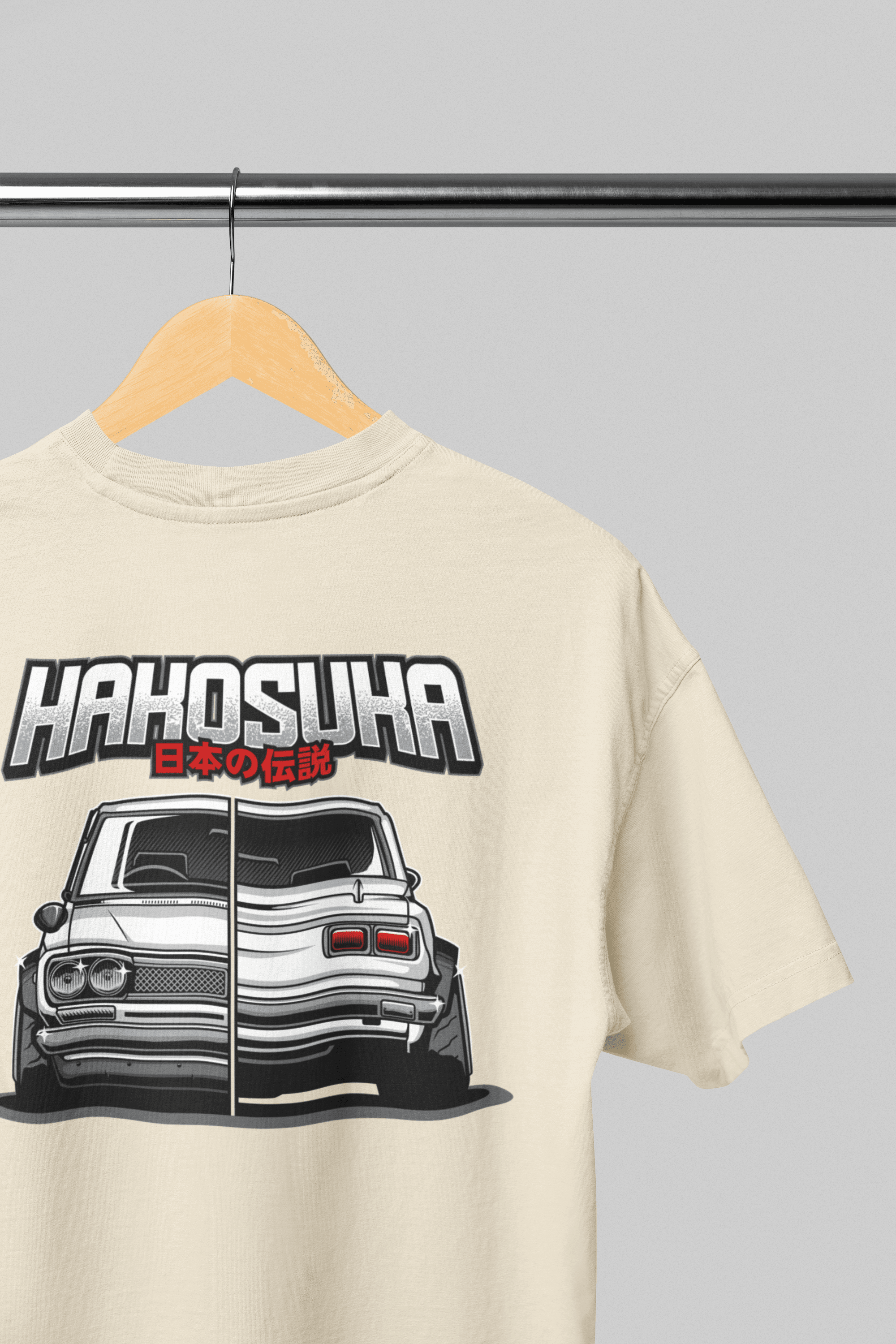 Camiseta Oversized Hakosuka - GTSO10 - Loja GTS Customs