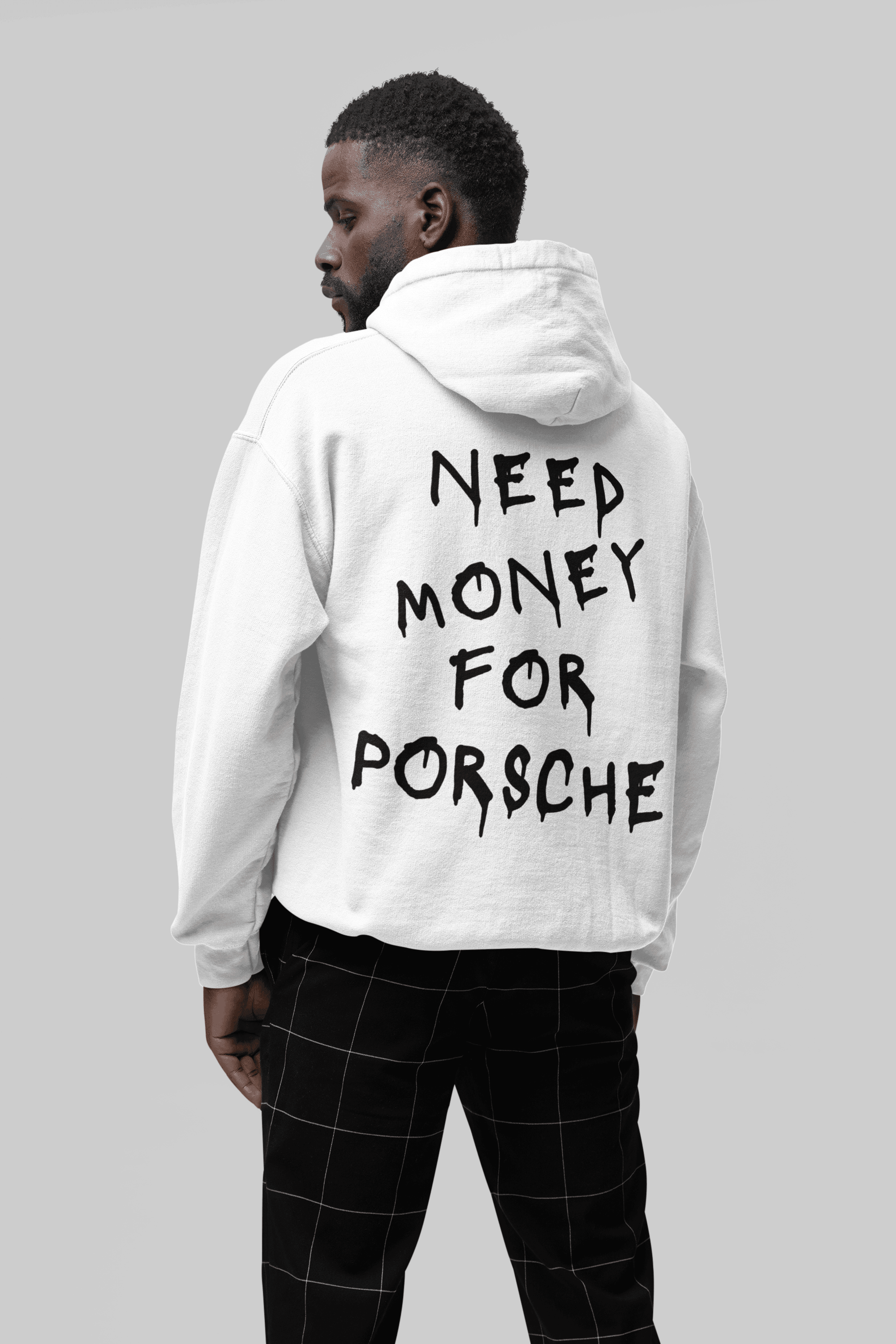 Moletom Com Capuz Need Money For Porsche Classic - GTSC2 - Loja GTS Customs