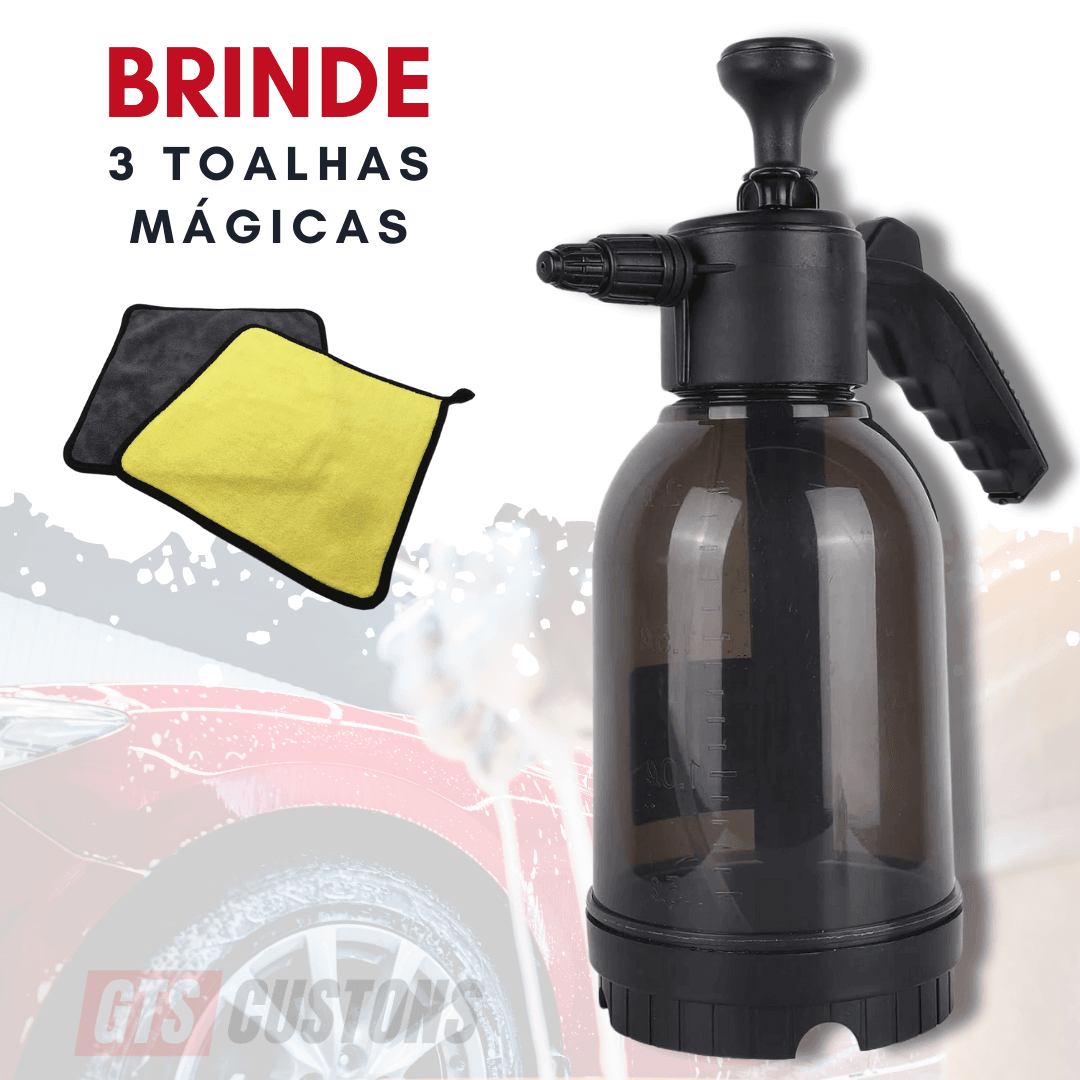 Snow Foam Manual 3 em 1 - Hydro GTS Custons + BRINDE EXCLUSIVO - Loja GTS Customs